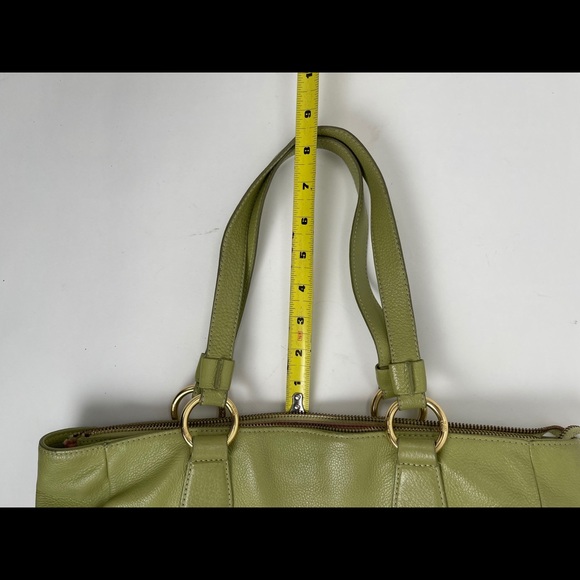 Sigrid Olsen Leather Shoulder Bag in Light Green - Picture 7 of 16